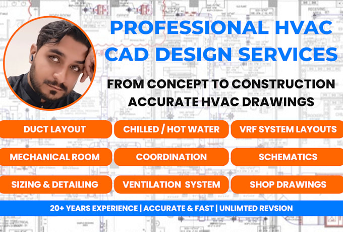 create hvac shop drawings and as built drawings in autocad